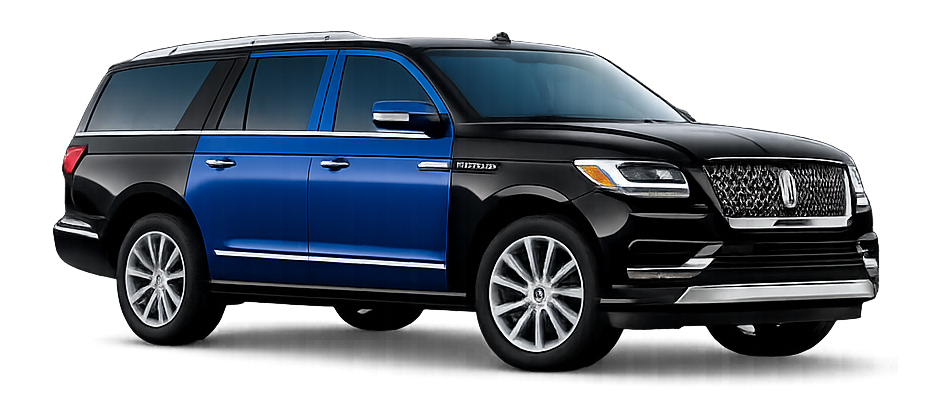 lincoln navigator en fondo blanco